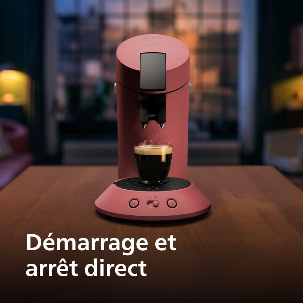 Machine à Café SENSEO Original Plus Rouge Tendre CSA210/35