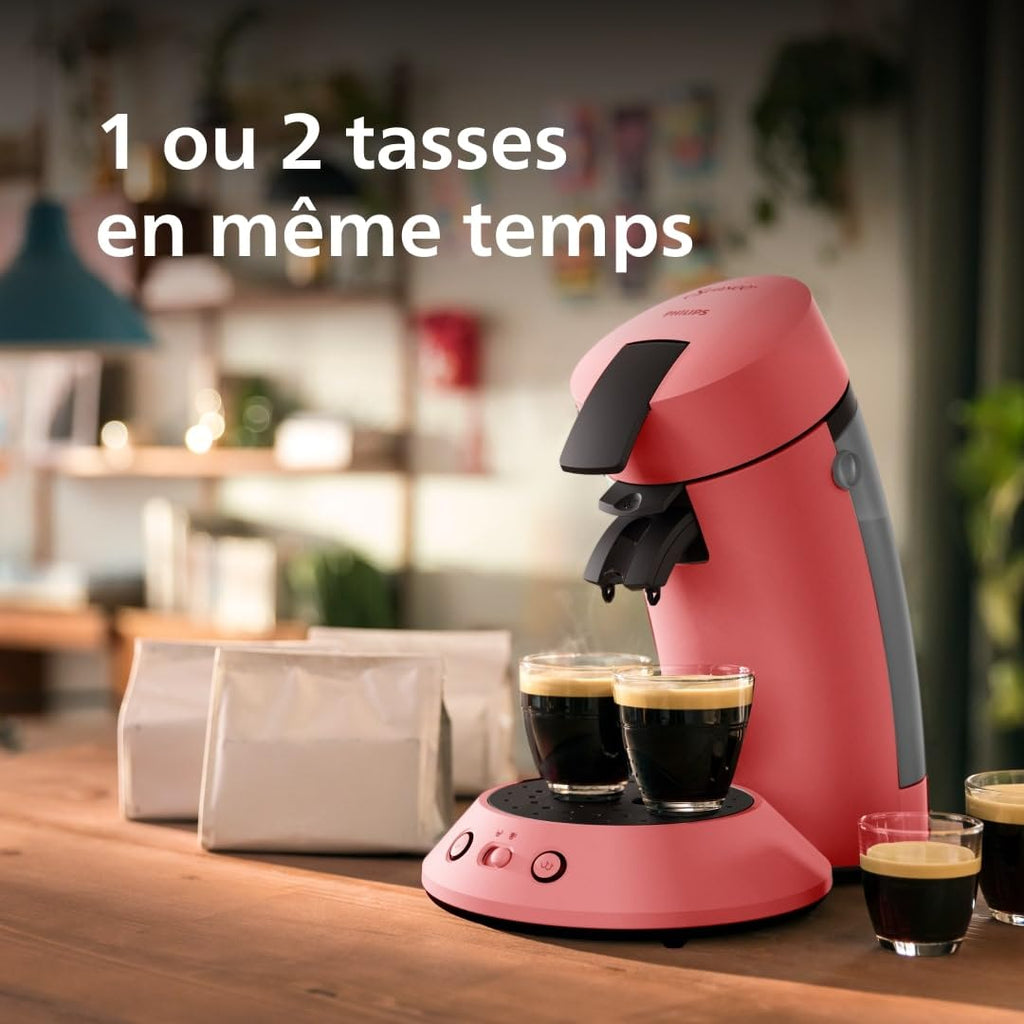 Machine à Café SENSEO Original Plus Rouge Tendre CSA210/35