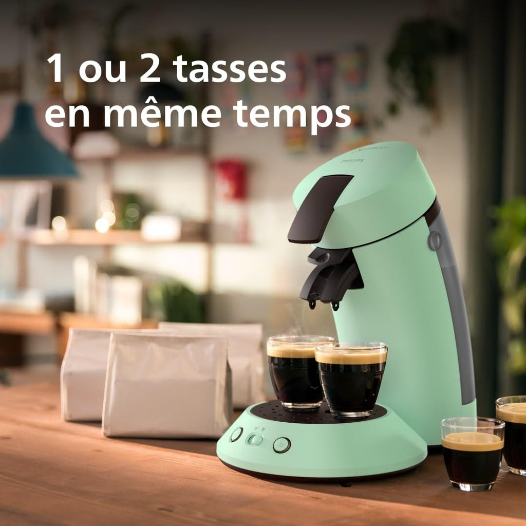 Machine à Café SENSEO Original Plus Vert Désert CSA210/80