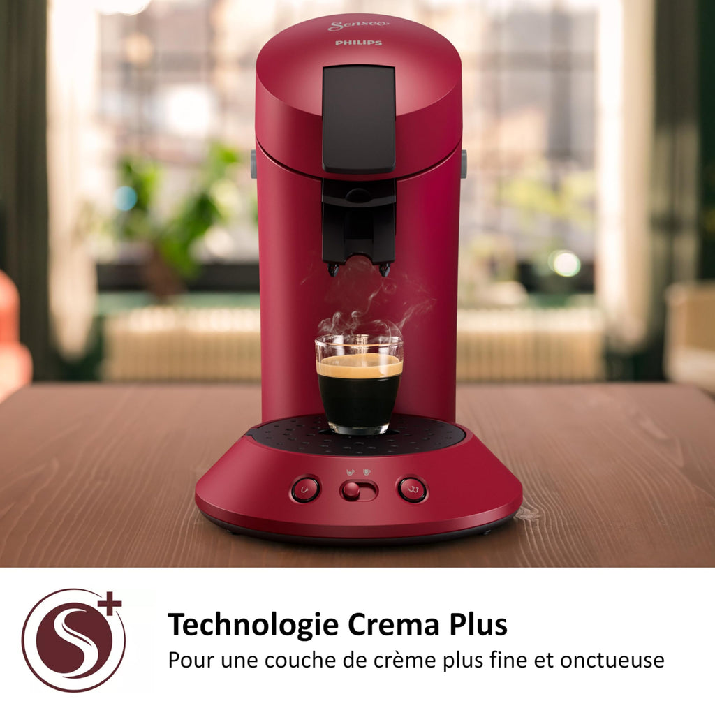 Machine à Café SENSEO Original Plus Rouge CSA210/91