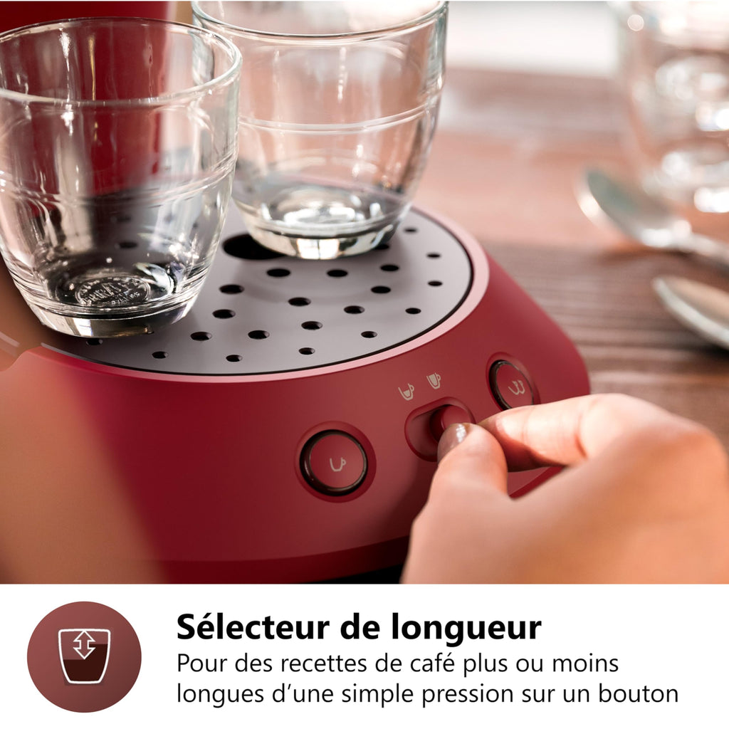 Machine à Café SENSEO Original Plus Rouge CSA210/91