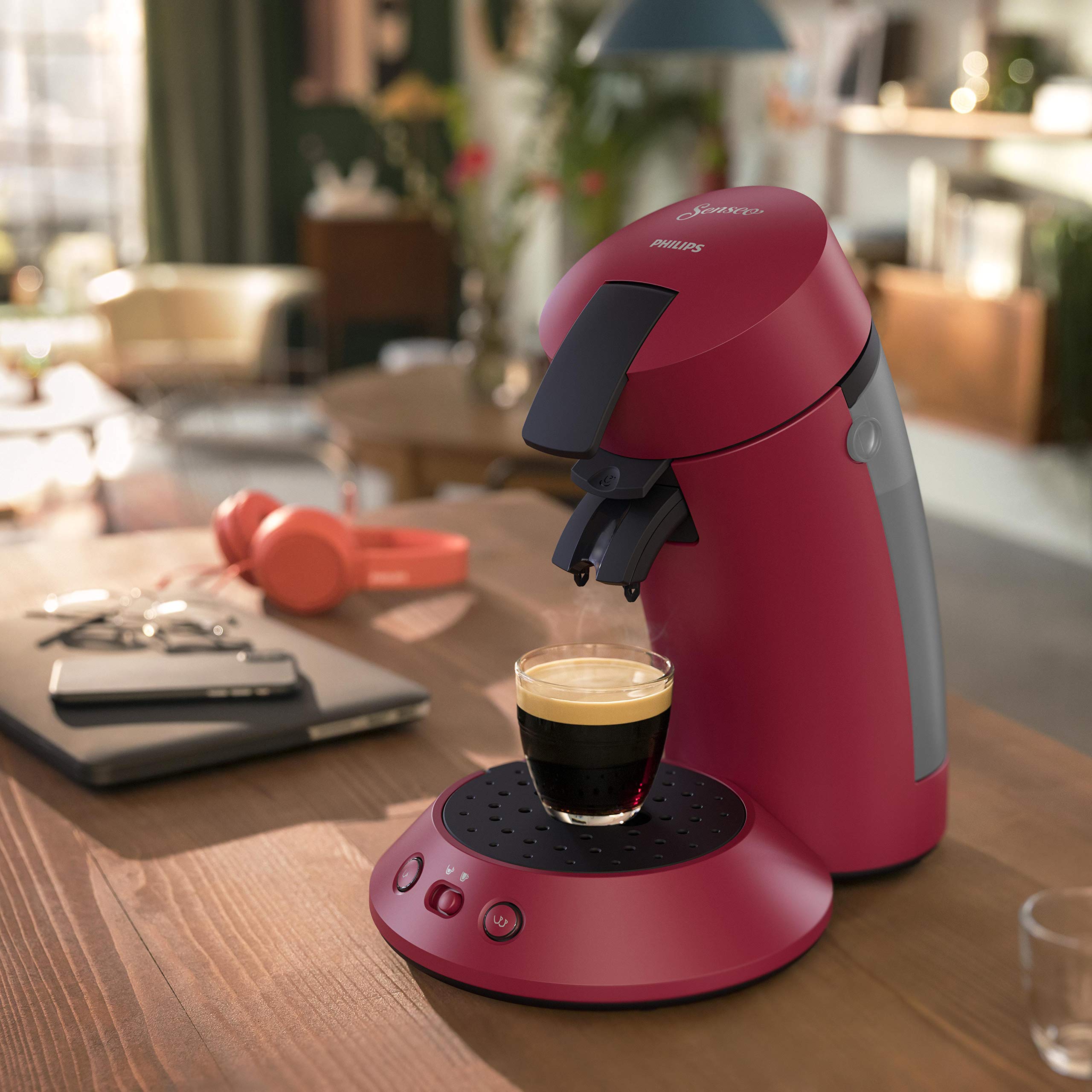 Machine à Café SENSEO Original Plus Rouge CSA210/91